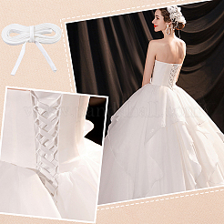 Satin Wedding Dress Back Tie Rope&nbsp;SRIB-WH0011-039A