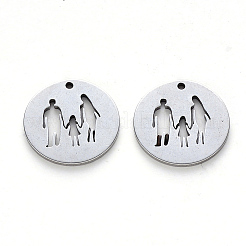 Non-Tarnish 304 Stainless Steel Pendants&nbsp;LS-STAS-N092-34