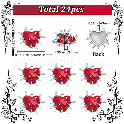 24Pcs Tibetan Style Alloy Pendants&nbsp;FIND-SC0025-49A