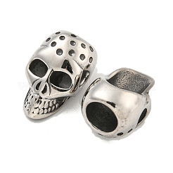 316 Surgical Stainless Steel European Beads&nbsp;STAS-Q326-02AS-04