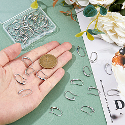 40Pcs Brass Earring Hooks&nbsp;KK-FH0007-64P