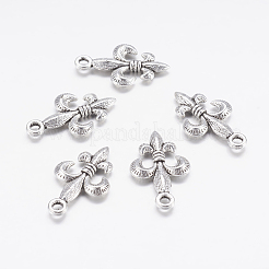 Tibetan Style Alloy Metal Fleur De Lis Pendants&nbsp;X-EA8747Y