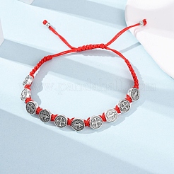 Nylon Rope Braided Bracelet for Women&nbsp;BJEW-Z156-03AS-01