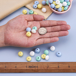 80Pcs 8 Style Food Grade Eco-Friendly Silicone Beads&nbsp;SIL-TA0001-03