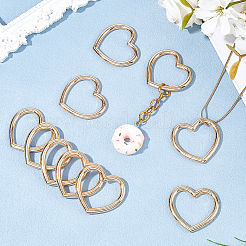 24Pcs Zinc Alloy Spring Gate Clasps&nbsp;FIND-HS0001-40G