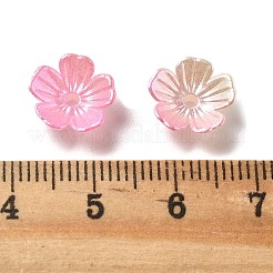 Gradient Color Acrylic Bead Caps&nbsp;OACR-Z028-01B
