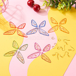 DIY Butterfly Wing Earrings Making Kit&nbsp;DIY-TA0003-73