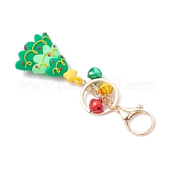 6Pcs 6 Styles Christmas Theme PVC Plastic Keychains&nbsp;KEYC-JKC01349