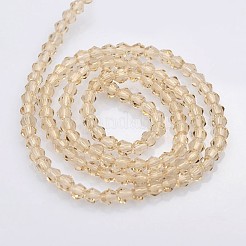 Bicone Glass Beads Strands&nbsp;EGLA-P016-3mm-12