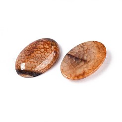 Dyed Natural Fire Agate Cabochons&nbsp;G-Q957-02B-20x30