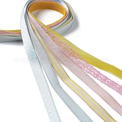 18 Yards 6 Colors Polyester Ribbon&nbsp;SRIB-C001-B06