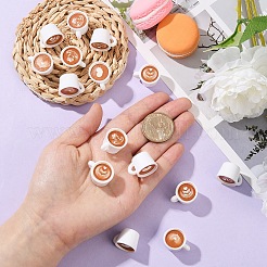 15Pcs 5 Styles Opaque Resin Drink Pendants&nbsp;FIND-YW0007-46