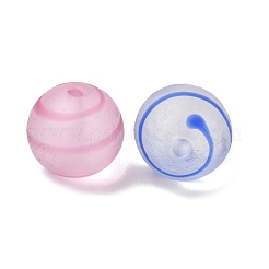Frosted Handmade Lampwork Beads&nbsp;LA-CBA5635-01C