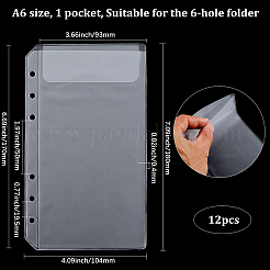 12Pcs PVC Binder Pages&nbsp;FIND-SP0003-97D