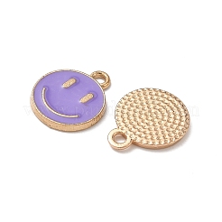 24Pcs 6 Colors Alloy Enamel Charms&nbsp;ENAM-FP0001-65