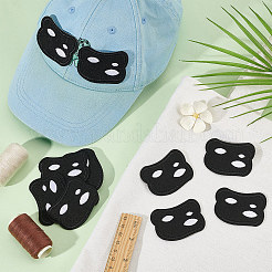 24Pcs Cat Eye Computerized Embroidery Iron on/Sew on Patches&nbsp;PATC-FG0001-81
