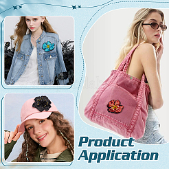 8Pcs 8 Styles Polyester Clothing Patches&nbsp;PATC-BC0001-22
