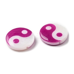 Printed Natural Freshwater Shell Beads&nbsp;SHEL-R129-07C-04