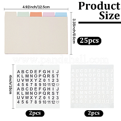 5Pcs Discbound Notebook Index Divider Sheets&nbsp;AJEW-CP0009-50