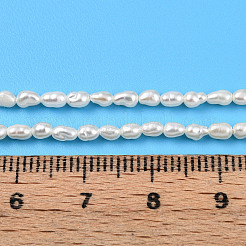 Natural Cultured Freshwater Pearl Beads Strands&nbsp;PEAR-N012-02Y