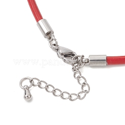 3MM Round Cowhide Leather Bracelet Making &nbsp;AJEW-JB01540
