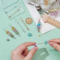 4 Pairs 2 Colors Alloy Dangle Earrings&nbsp;EJEW-PH0002-10