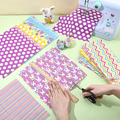 Easter Cotton Fabric&nbsp;DIY-WH0591-404