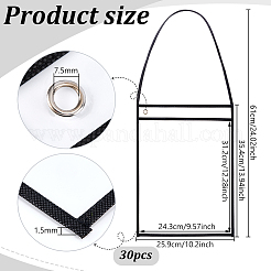 Plastic & Non-woven Fabrics Shop Ticket Hanging Storage Bag&nbsp;AJEW-WH0696-744