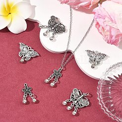 6Pcs 3 Styles Tibetan Style Alloy Pendants&nbsp;FIND-YW0011-65