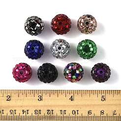 20Pcs 10 Colors Acrylic Rhinestone Beads&nbsp;OACR-FS0002-32