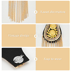 2Pcs Tassel Epaulettes&nbsp;DIY-FG0005-38A
