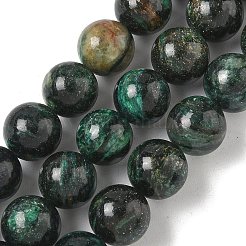 Natural Fuchsite Beads Strands&nbsp;G-G271-B03-10mm