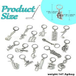 62Pcs 31 Style Alloy Locking Stitch Markers&nbsp;HJEW-CJ00058