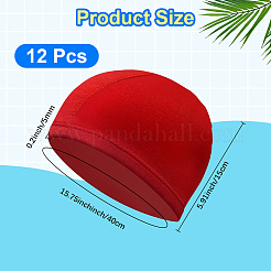 12Pcs Polyester Swimming Hat&nbsp;AJEW-CN0007-29C