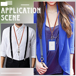 4Pcs 4 Colors PU Leather Neck Strap Lanyard&nbsp;AJEW-CL0001-29