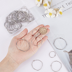 48Pcs 3 Styles Alloy Open Back Bezel Pendants&nbsp;FIND-CA0005-95