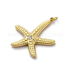 304 Stainless Steel Crystal Pendants&nbsp;STAS-E550-06G