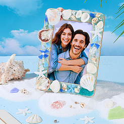 Ocean DIY Wooden Photo Frame Stands Material Kits&nbsp;DIY-PH0034-36