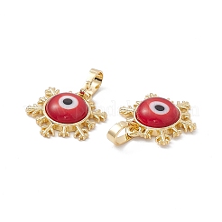 Handmade Evil Eye Lampwork Pendants&nbsp;LAMP-G157-04G-14