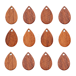 20Pcs Walnut Wood Pendants&nbsp;WOOD-CJ0001-24