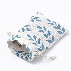 Polycotton(Polyester Cotton) Packing Pouches Drawstring Bags&nbsp;ABAG-T006-A04
