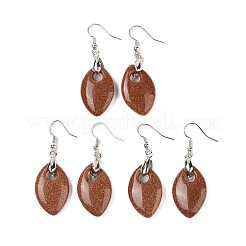 Natural & Synthetic Mixed Stone Dangle Earrings&nbsp;EJEW-F343-B
