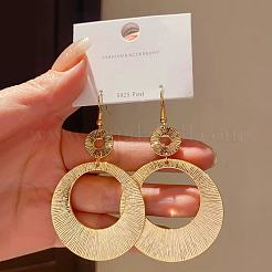 Zinc Alloy & Brass Dangle Earrings for Women&nbsp;WG06C10-01