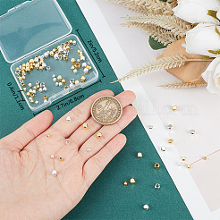 120Pcs 6 Style Brass Beads&nbsp;KK-CN0002-73