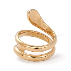 Ion Plating(IP) 304 Stainless Steel Finger Rings&nbsp;RJEW-E157-24G