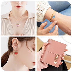 50Pcs Alloy Enamel Charms&nbsp;ENAM-TA0002-90