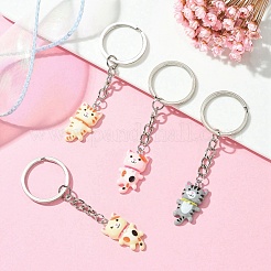 Cat Resin Pendants Keychain&nbsp;KEYC-JKC00500