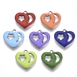 201 Stainless Steel Enamel Charms&nbsp;STAS-N088-13