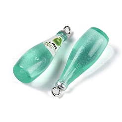 Transparent Resin Pendants&nbsp;RESI-D074-03B