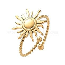 304 Stainless Steel Cuff Open Rings for Women&nbsp;SA-CBAA981-05G